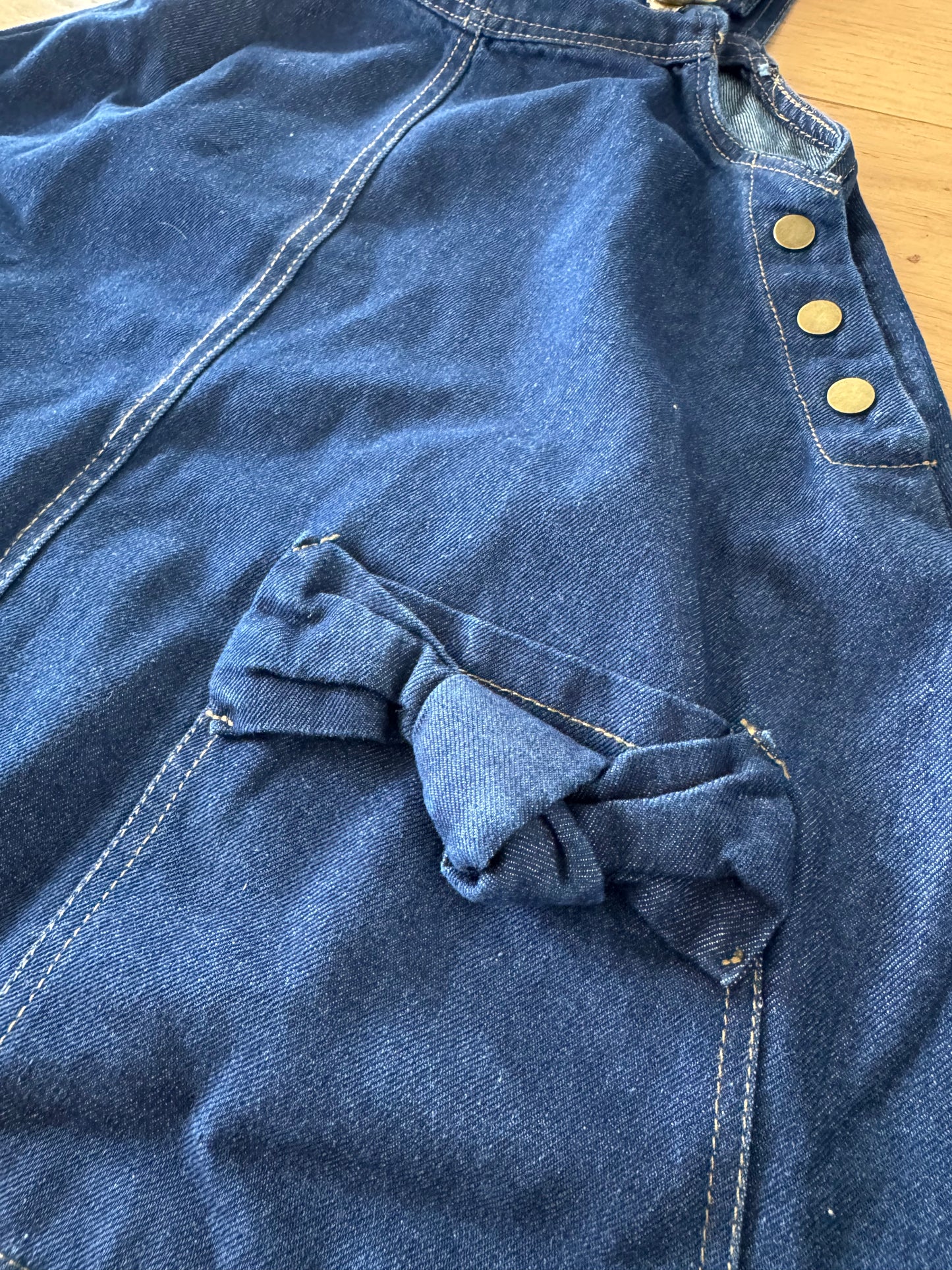 Denim Pinafore - Sailor and Sunny