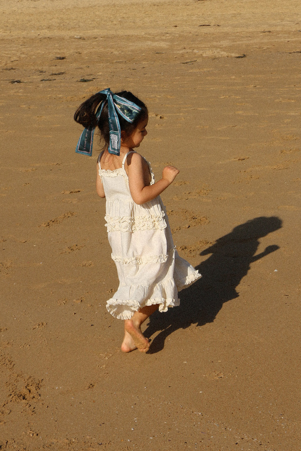 Ruffle Linen Dress - Sailor and Sunny