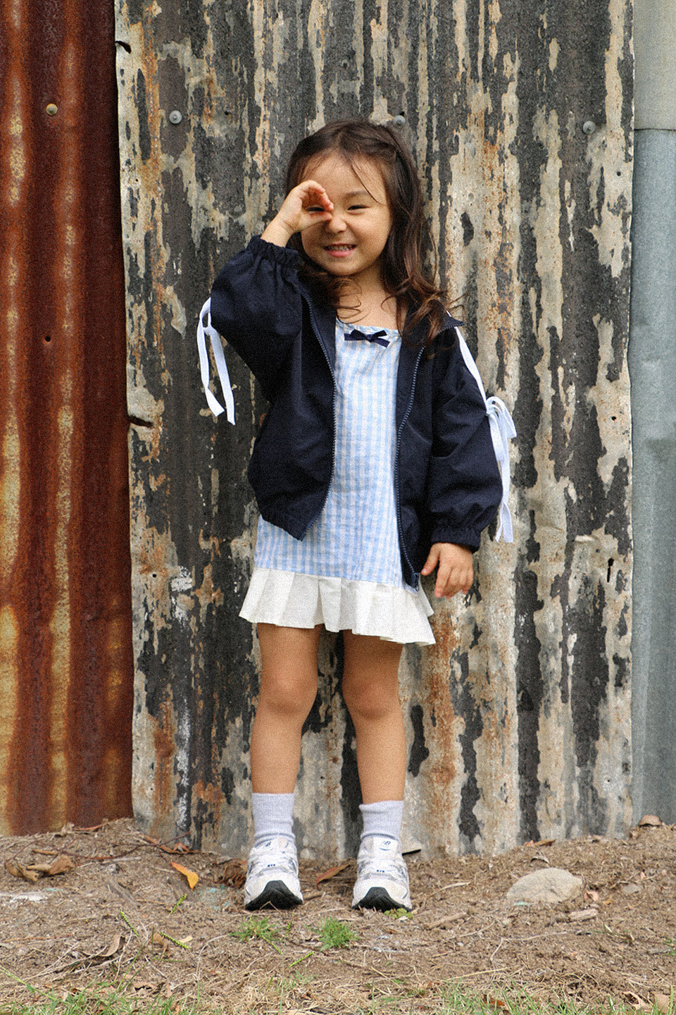 Bowtie Sporty Jacket in Navy - Sailor and Sunny