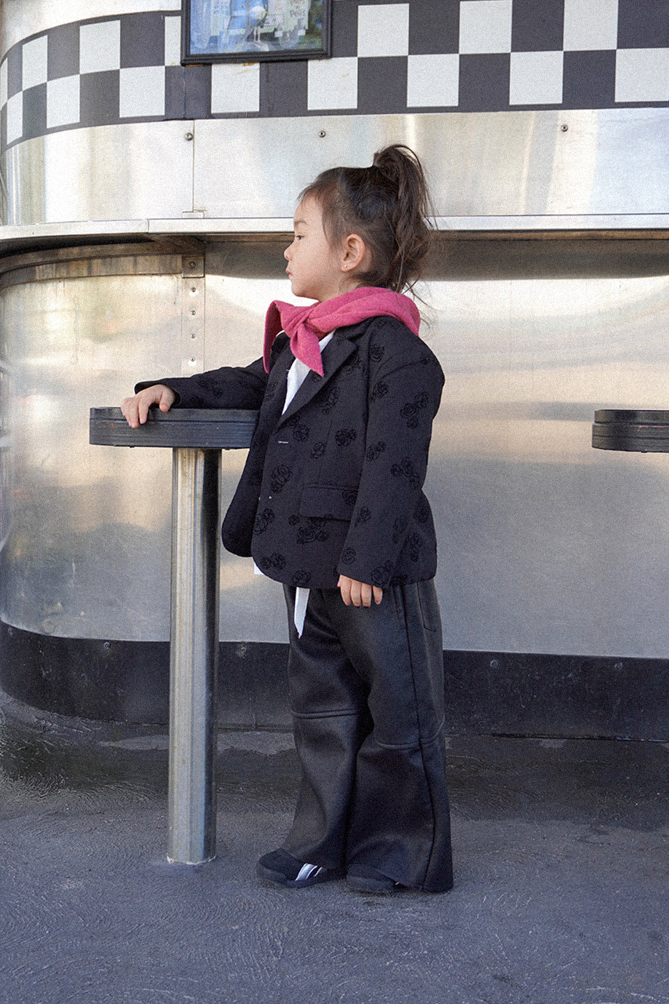 Unisex Velvet Roses Black Blazer - Sailor and Sunny