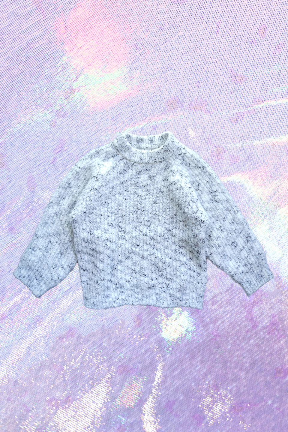 Grey Herringbone Jumper - Sailor and Sunny