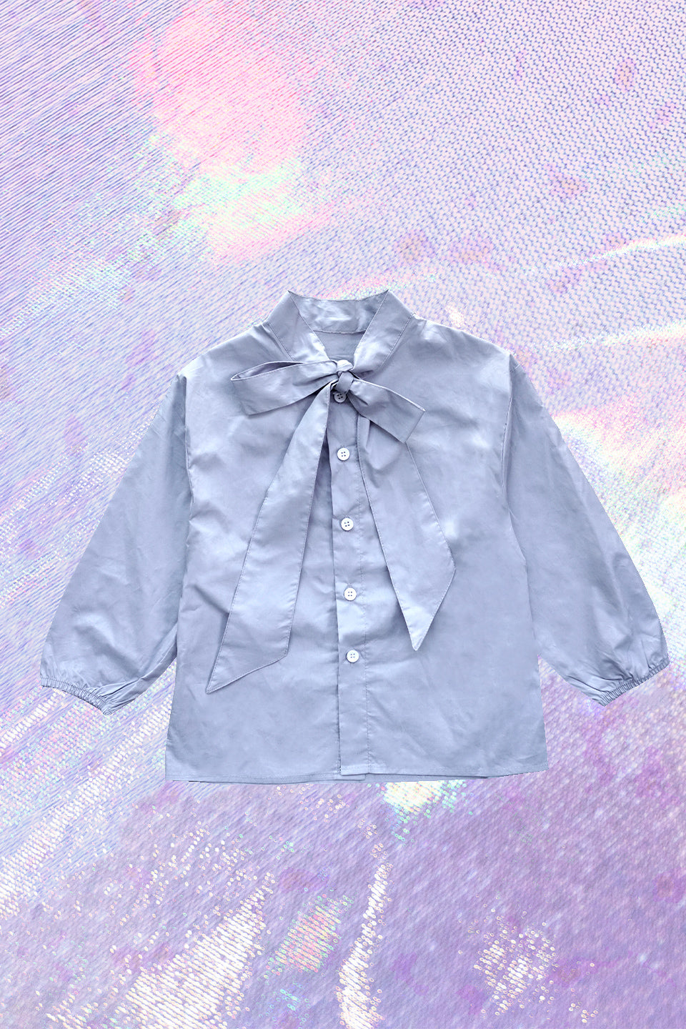 Blue Bow Shirt - Sailor and Sunny