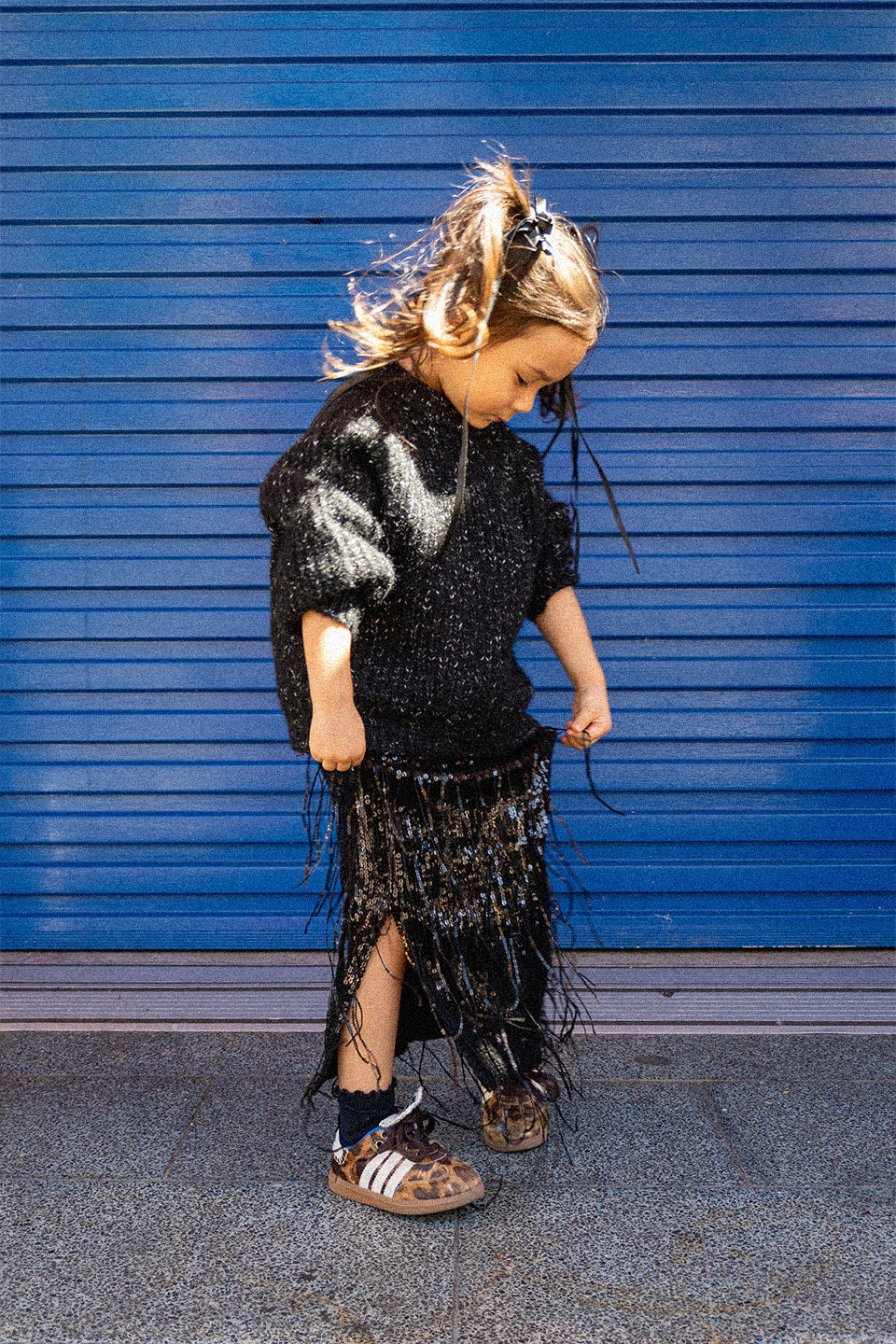 Black Maxi Sequin Skirt - Sailor and Sunny