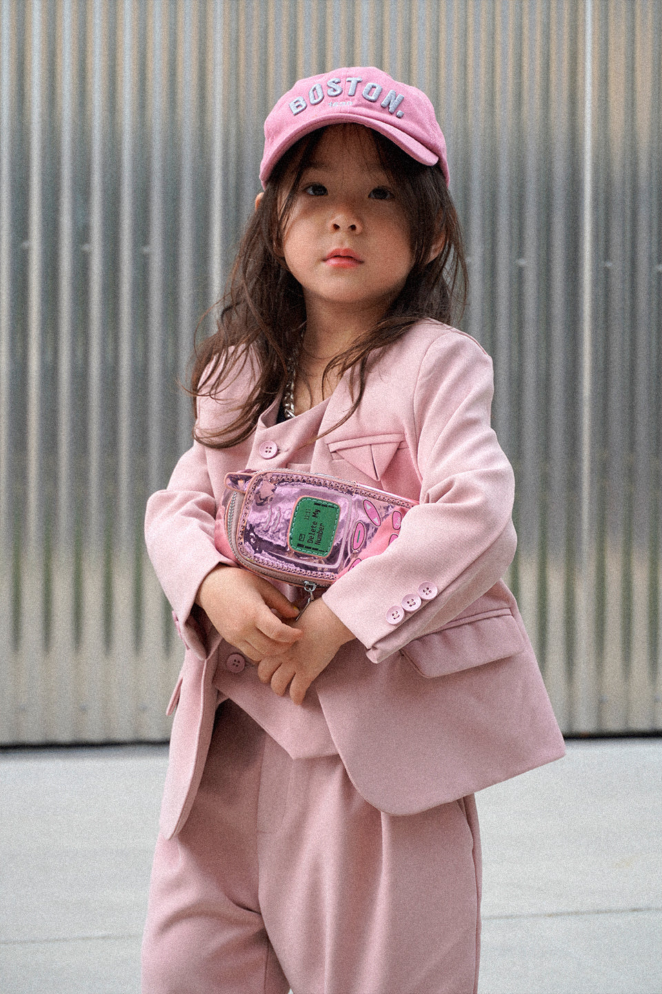 Unisex Pink Suit and Vest Set - Sailor and Sunny