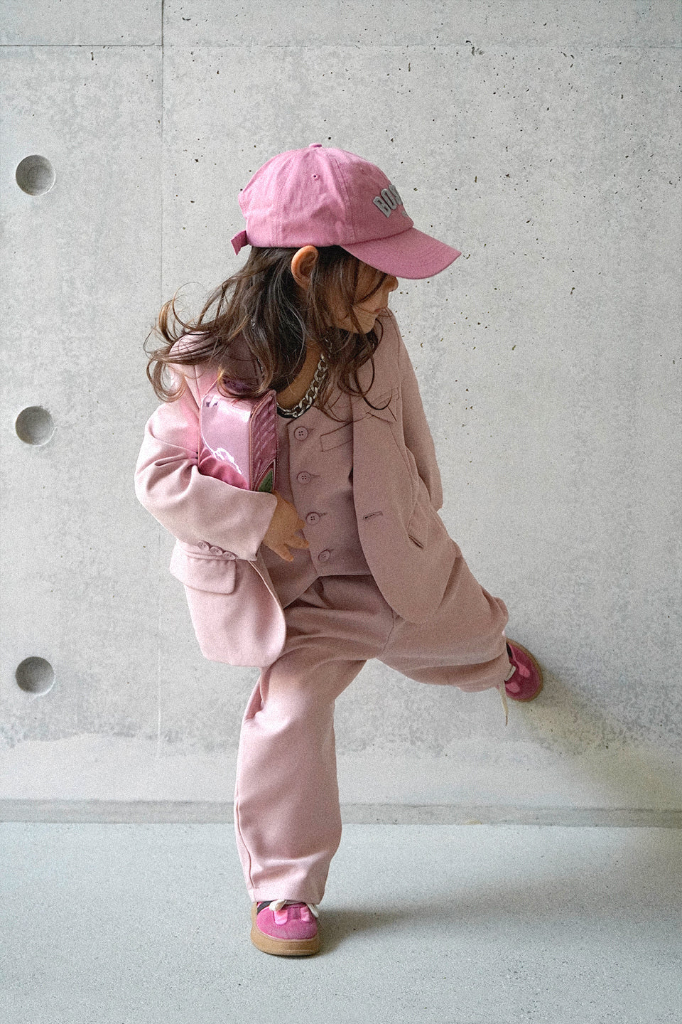 Unisex Pink Suit and Vest Set - Sailor and Sunny
