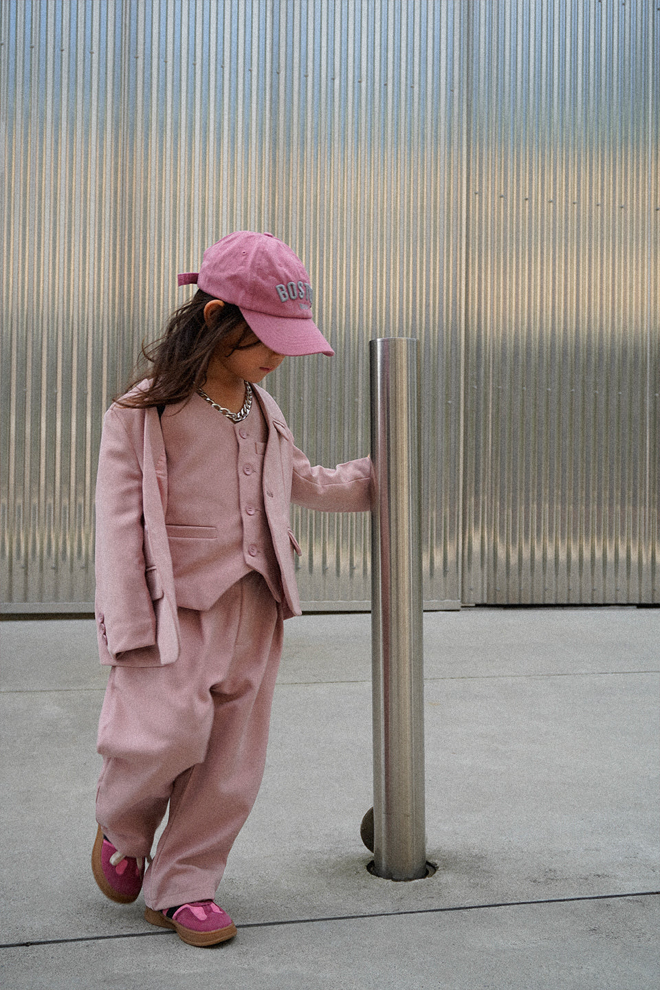 Unisex Pink Suit and Vest Set - Sailor and Sunny