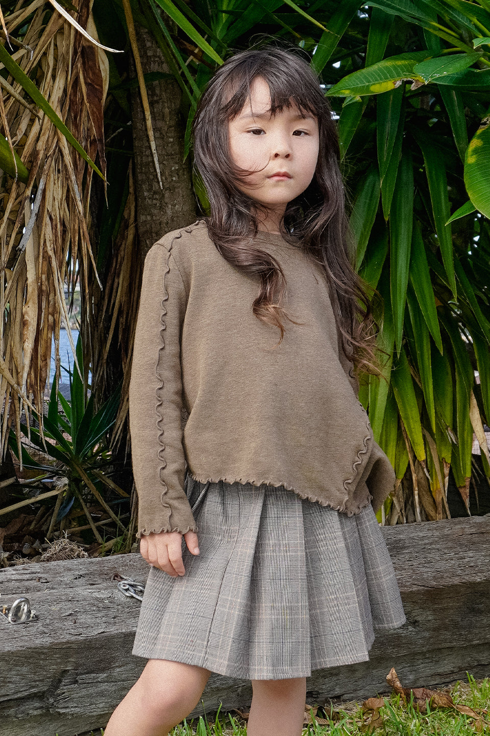Wavey Top in Brown - Sailor and Sunny