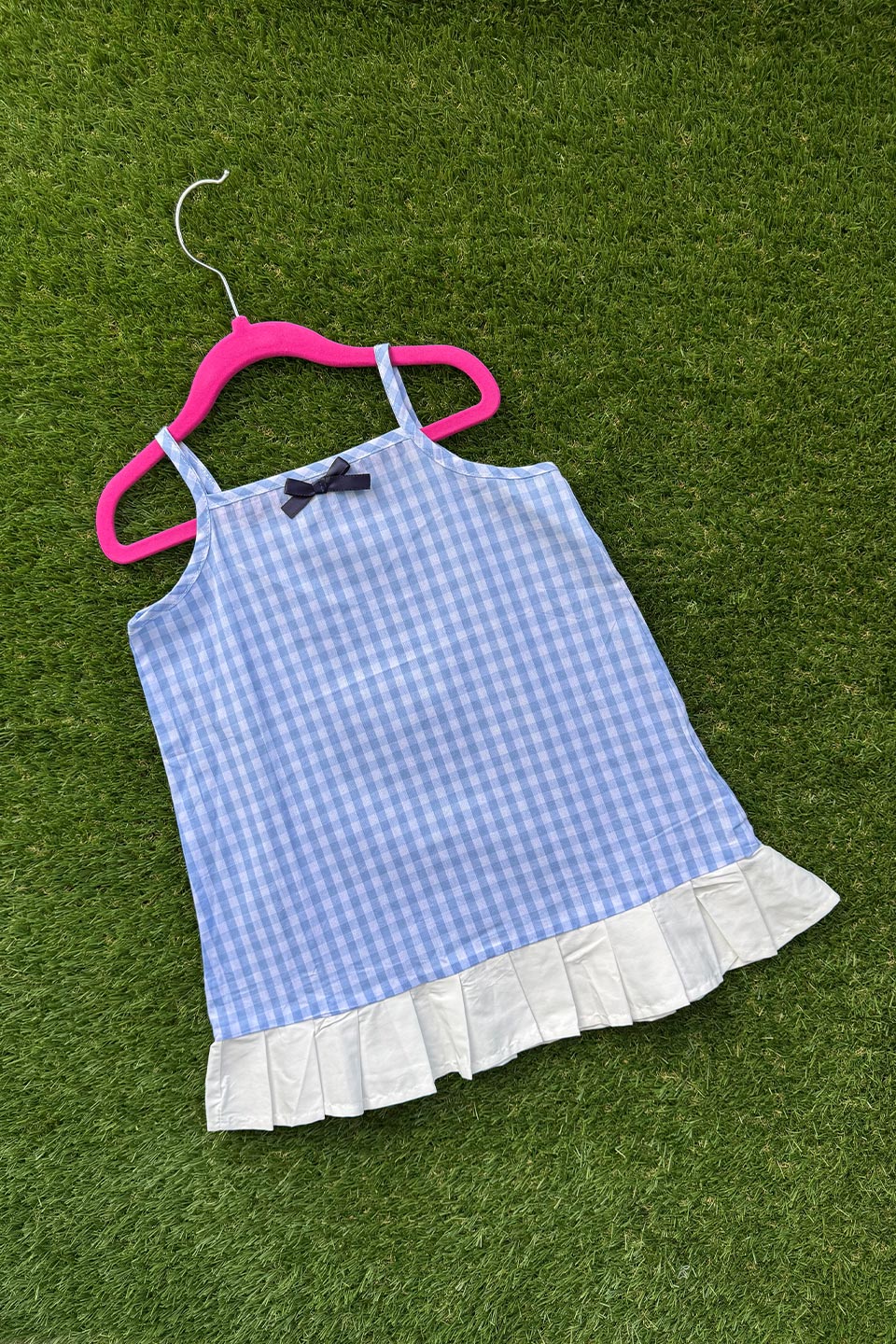 Checked Mini Dress - Sailor and Sunny