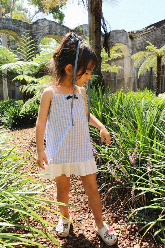 Checked Mini Dress - Sailor and Sunny