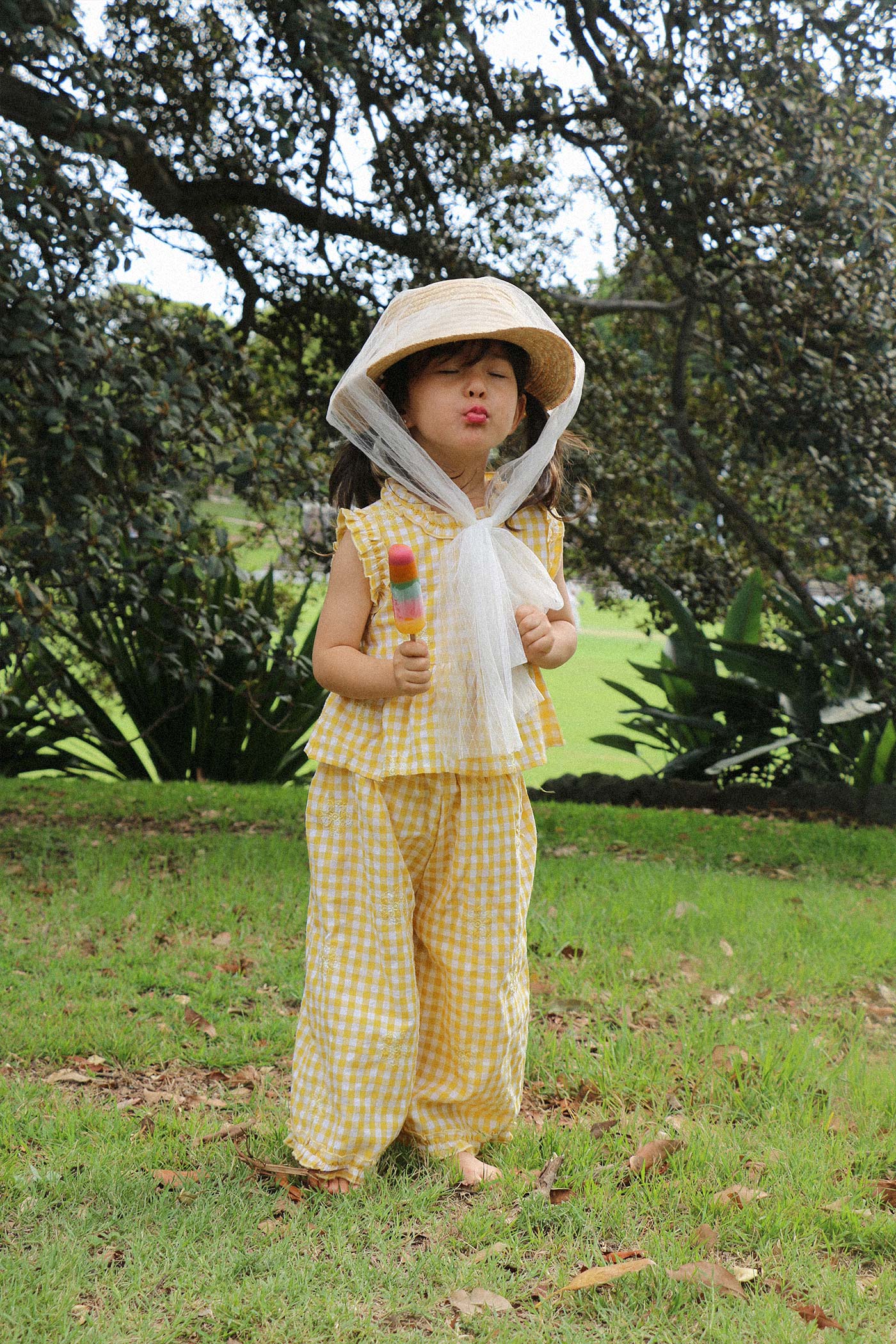 Checked Flower Set - Sailor and Sunny