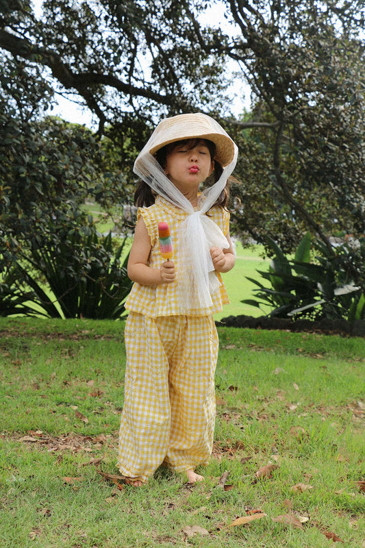Checked Flower Set - Sailor and Sunny