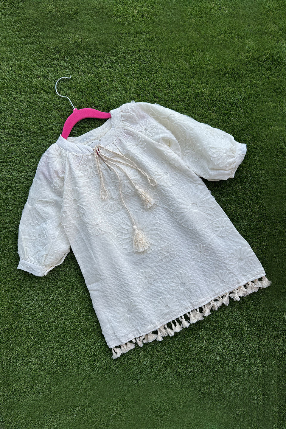 Textured Floral Tunic - Sailor and Sunny