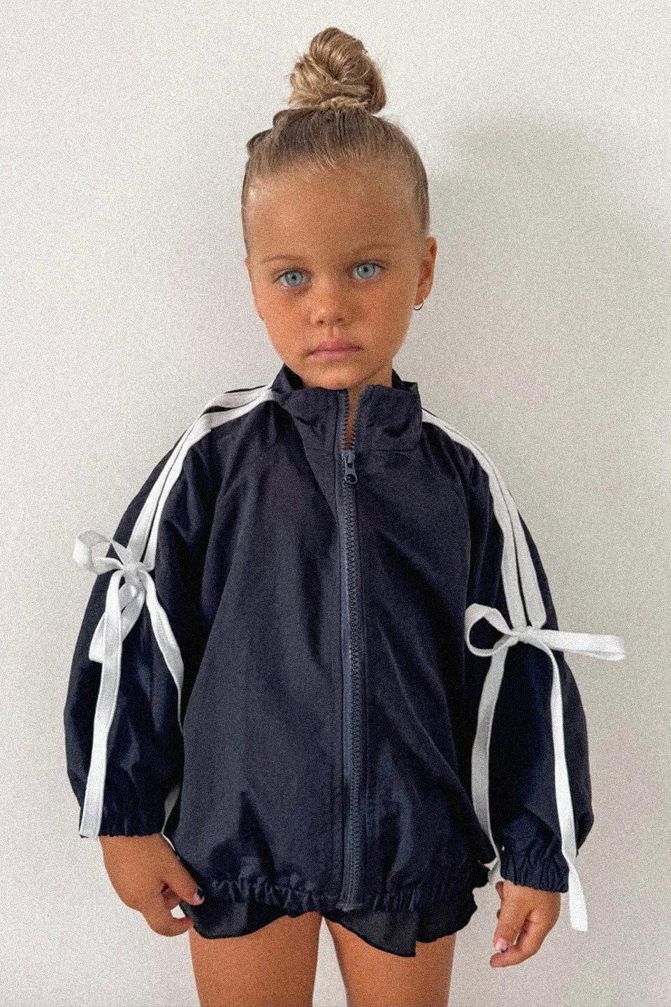 Bowtie Sporty Jacket in Navy