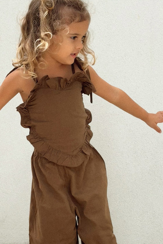 Heart Shaped Brown Set - Sailor and Sunny