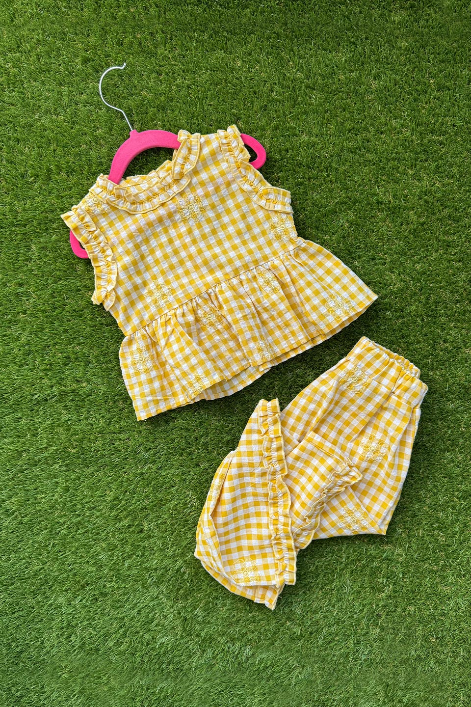 Checked Flower Set - Sailor and Sunny