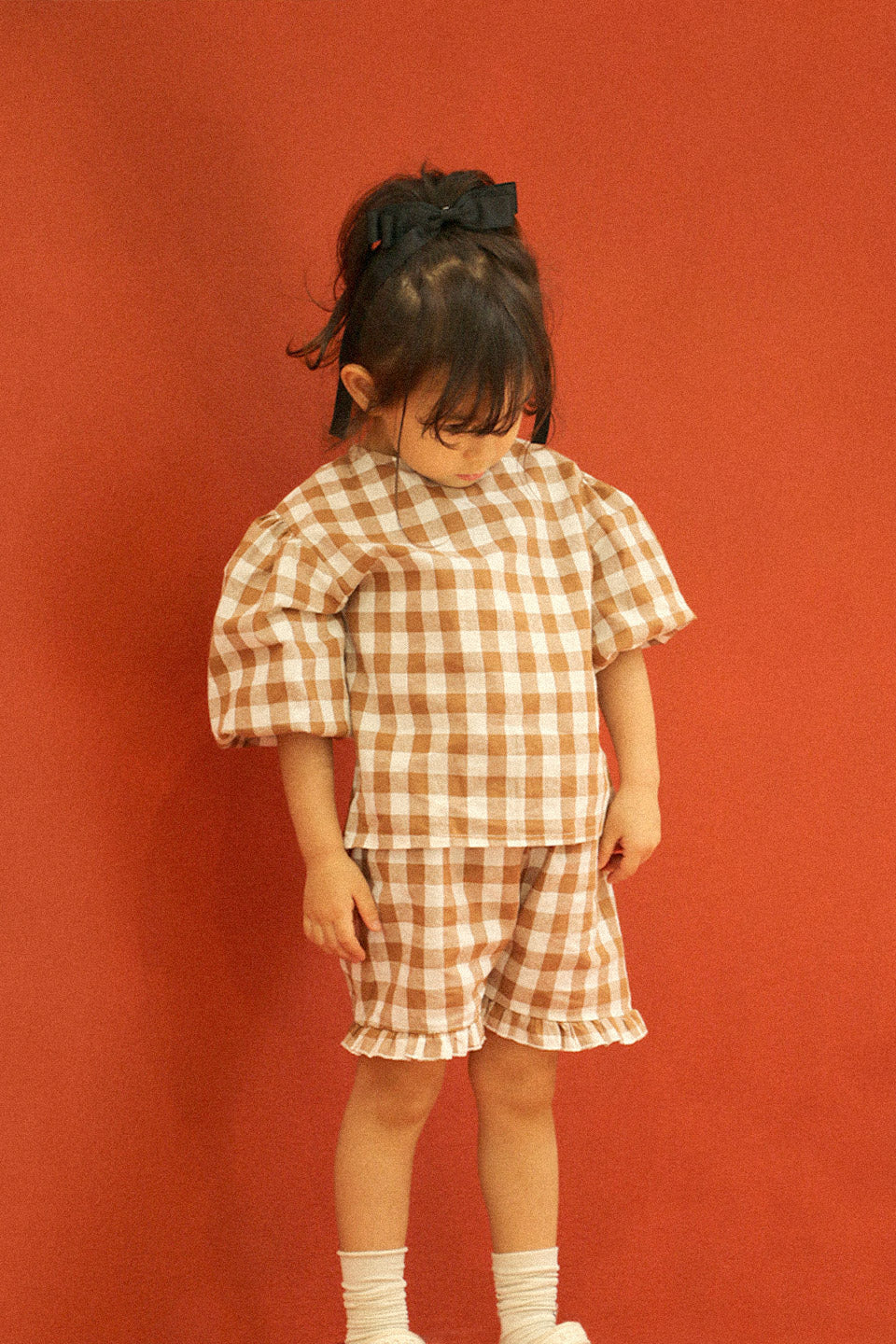 Checked Linen Set - Sailor and Sunny
