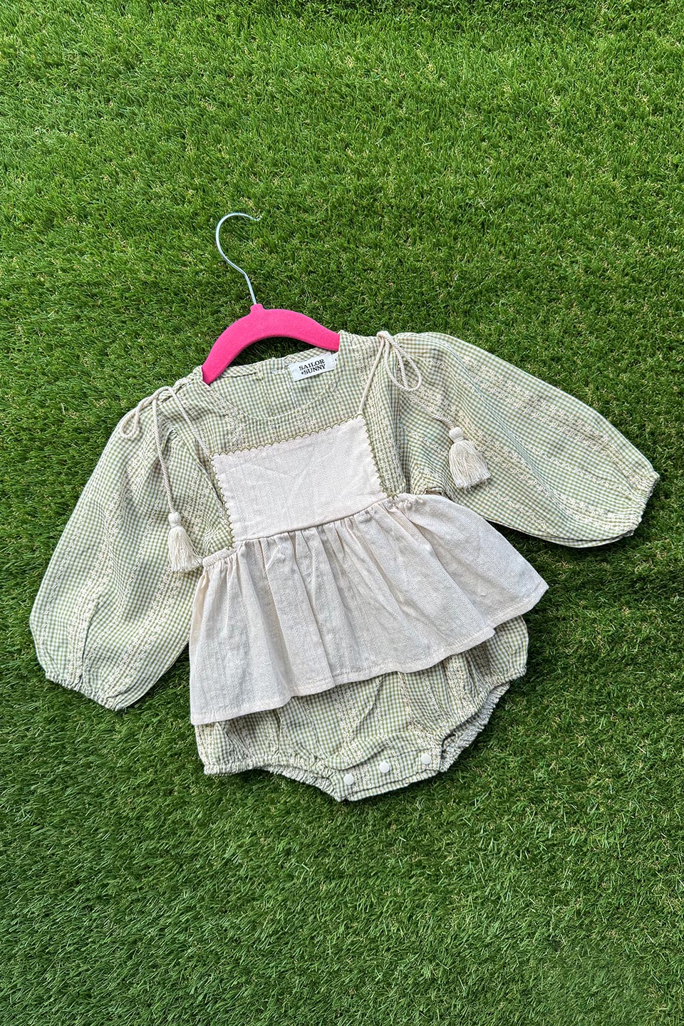Apron Dress Playsuit - Sailor and Sunny