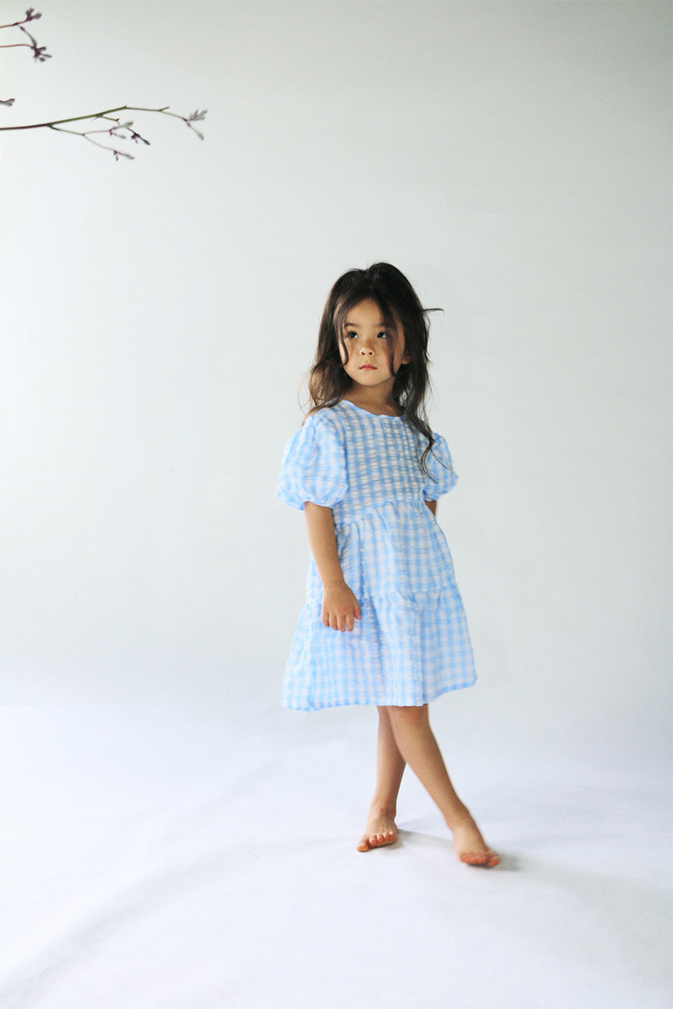 Blue Gingham Dress - Sailor and Sunny