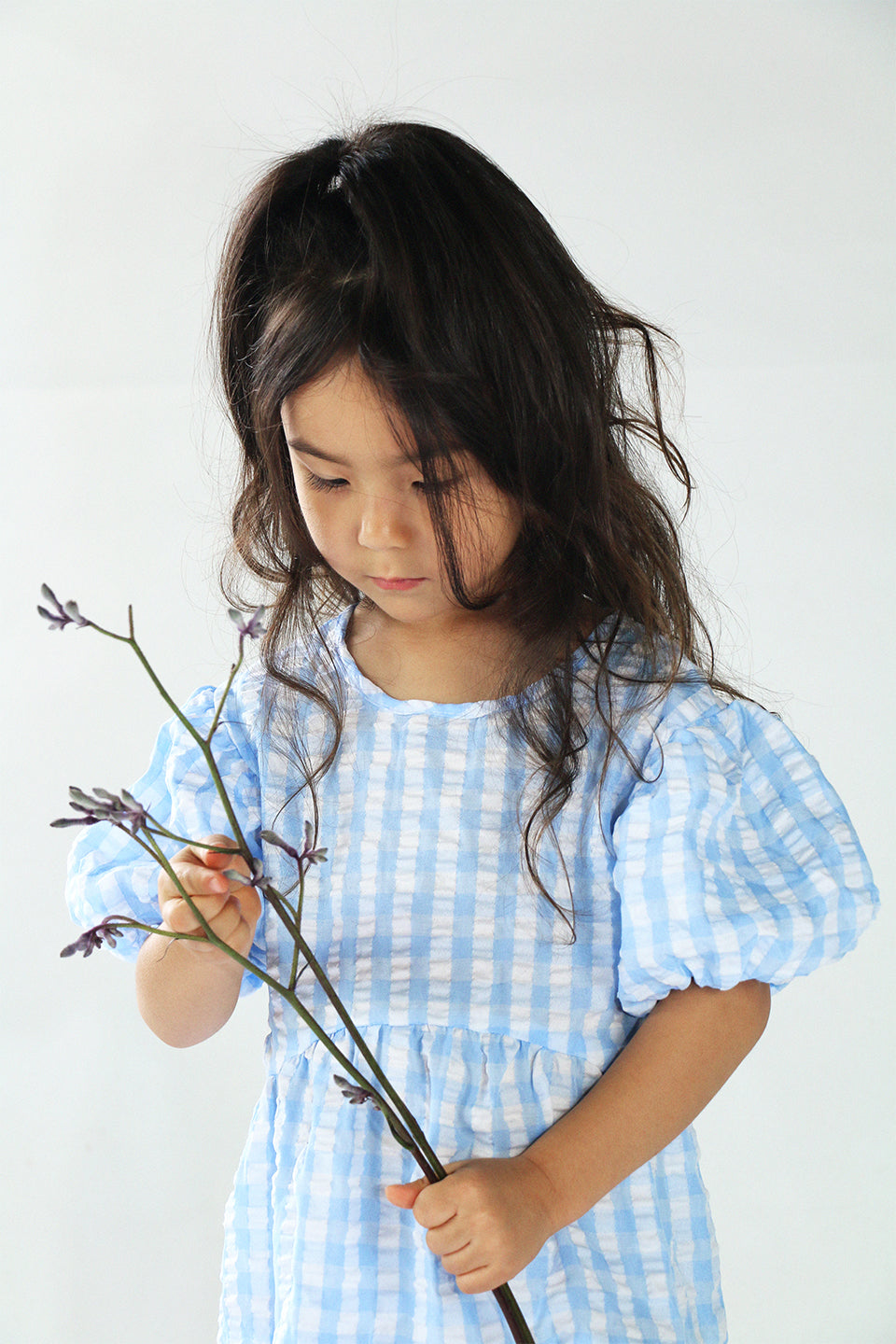 Blue Gingham Dress - Sailor and Sunny