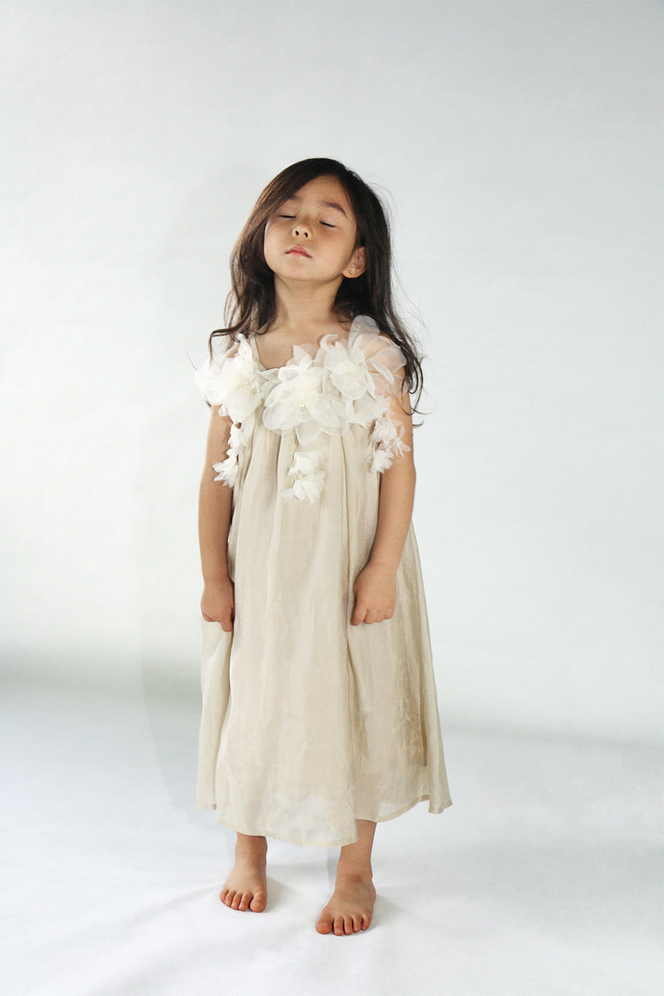 Flower Girl Latte Dress - Sailor and Sunny