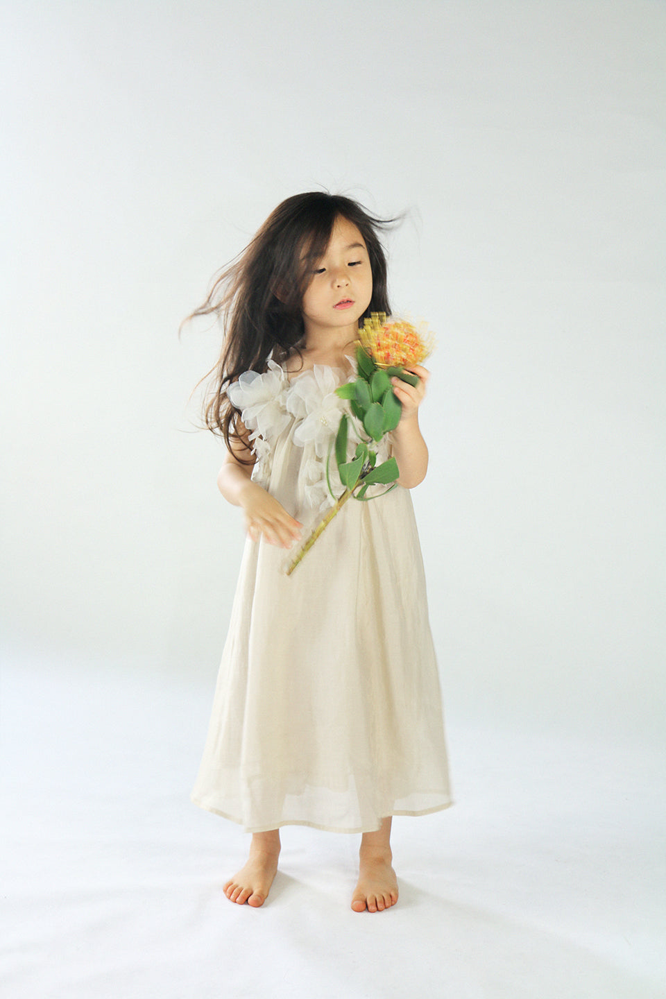 Flower Girl Latte Dress - Sailor and Sunny