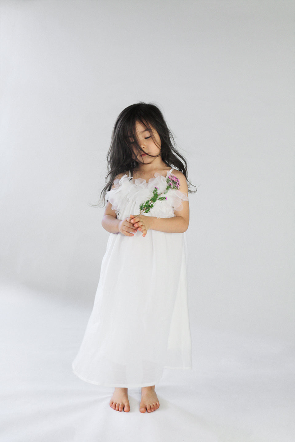 Flower Girl White Dress - Sailor and Sunny